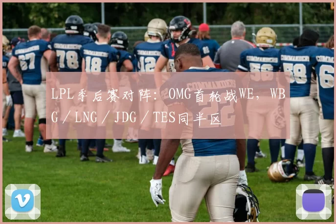 LPL季后赛对阵：OMG首轮战WE，WBG／LNG／JDG／TES同半区